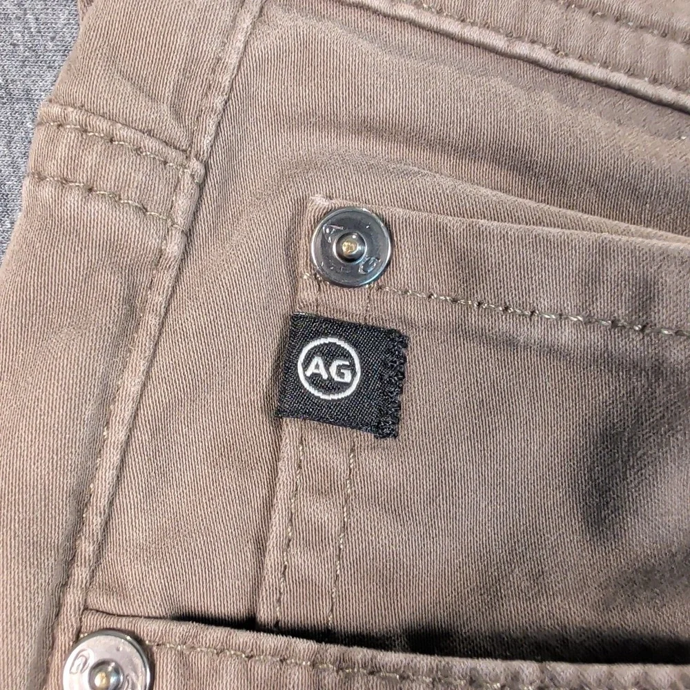 AG Adriano Goldschmied Pants Mens Brown The Everett Slim Straight‎ 32x29 Jeans